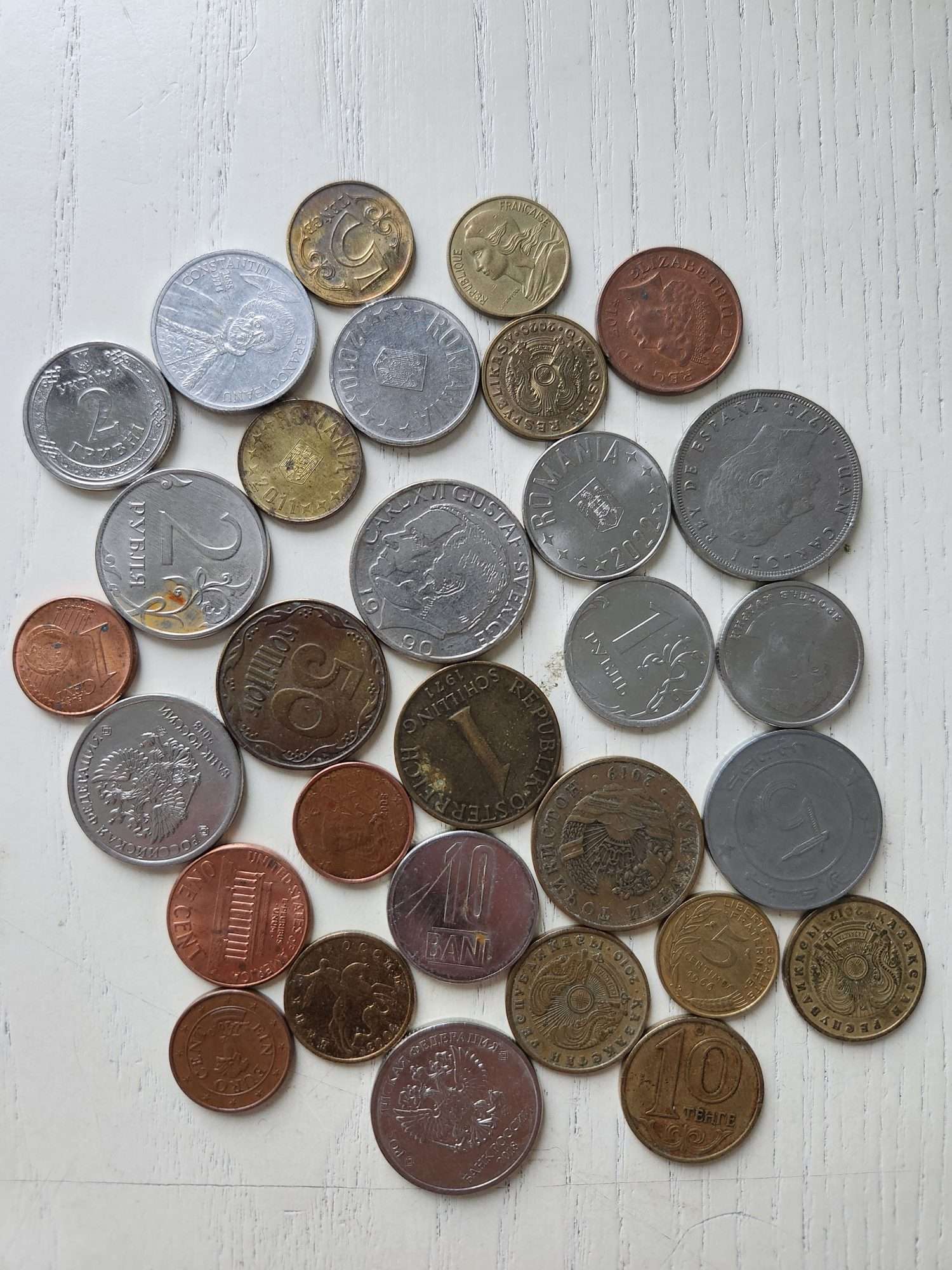 30 Adet Yabancı Madeni Nadir Temiz - Görsel 2