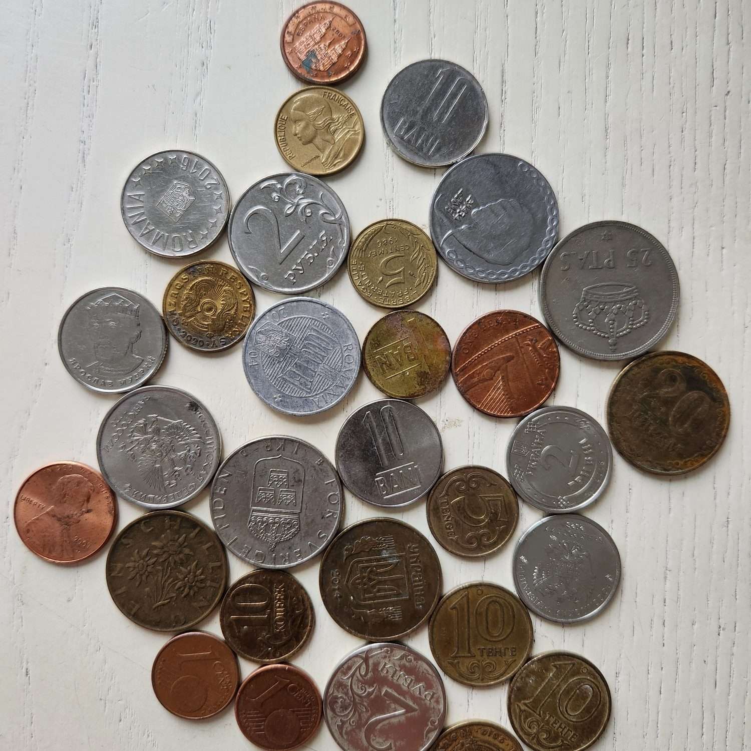 30 Adet Yabancı Madeni Nadir Temiz