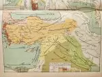 26x32cm Osmanlıca Türkiye Haritası - Görsel 2