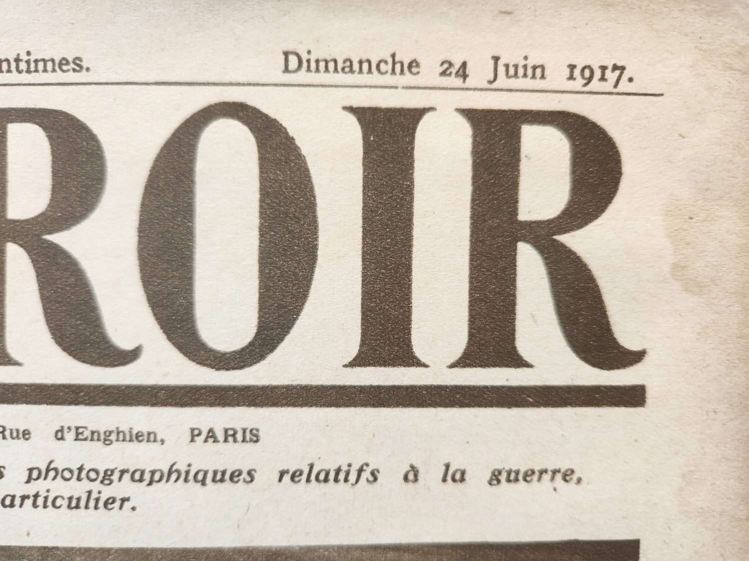 Le Miroir 1917 Tarih Dergisi 16 Sayfa Nadir - Görsel 5