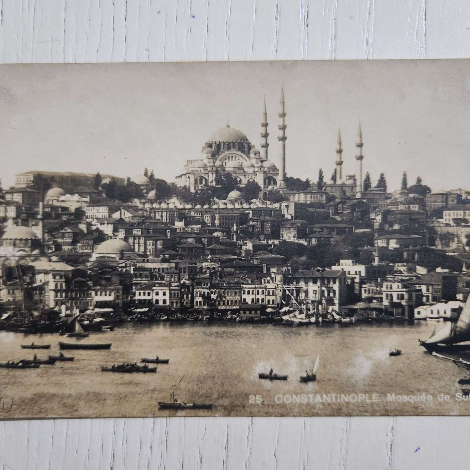 Osmanlı Dönem Haliç Sülrymaniye Camii Kartpostal