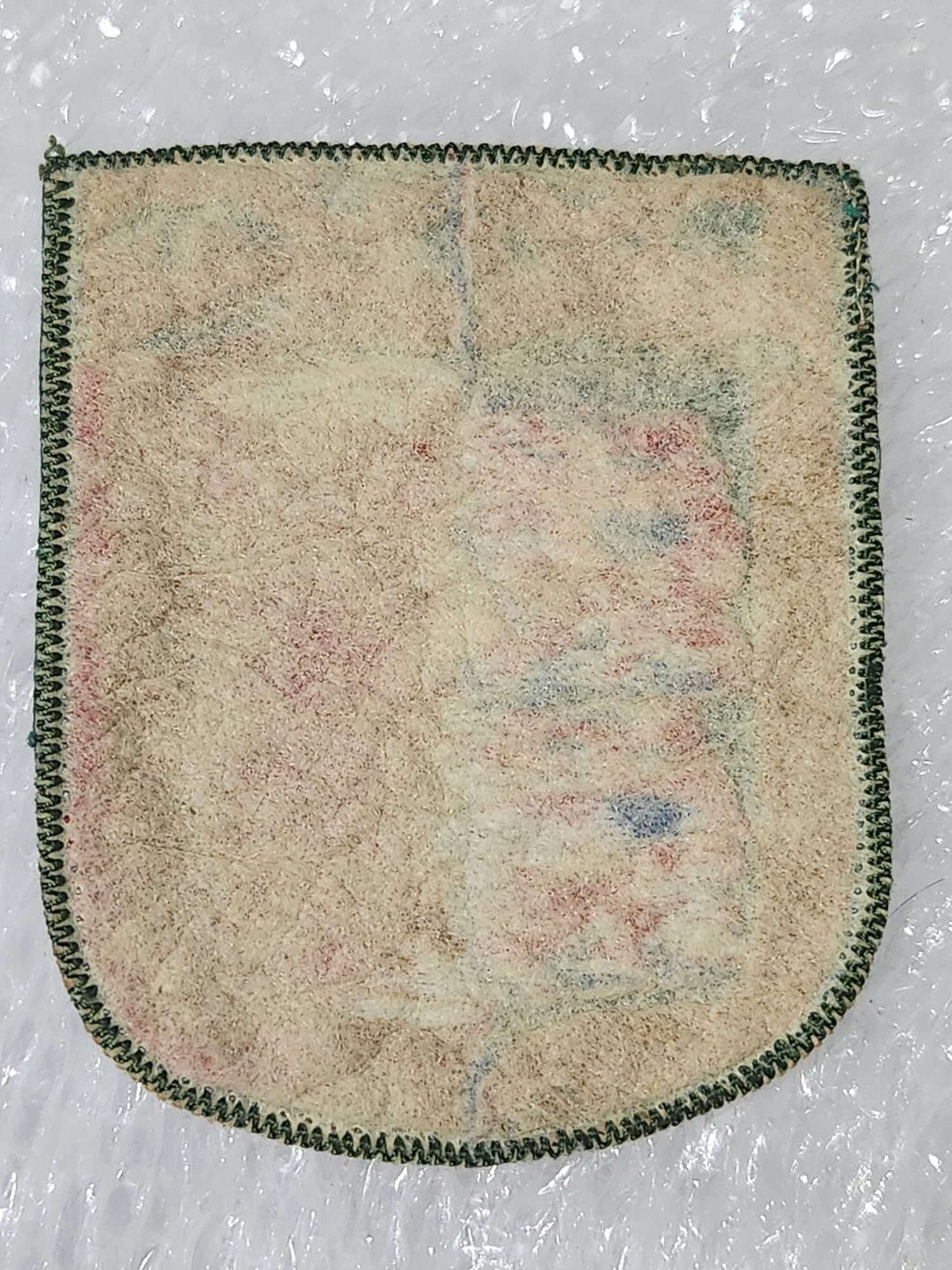 Alman Eski Dönem Antika Kumaș Patch Polis Amblem - Görsel 2