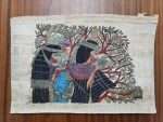 20x30 Mısır Papirus El Boyama - Görsel 2