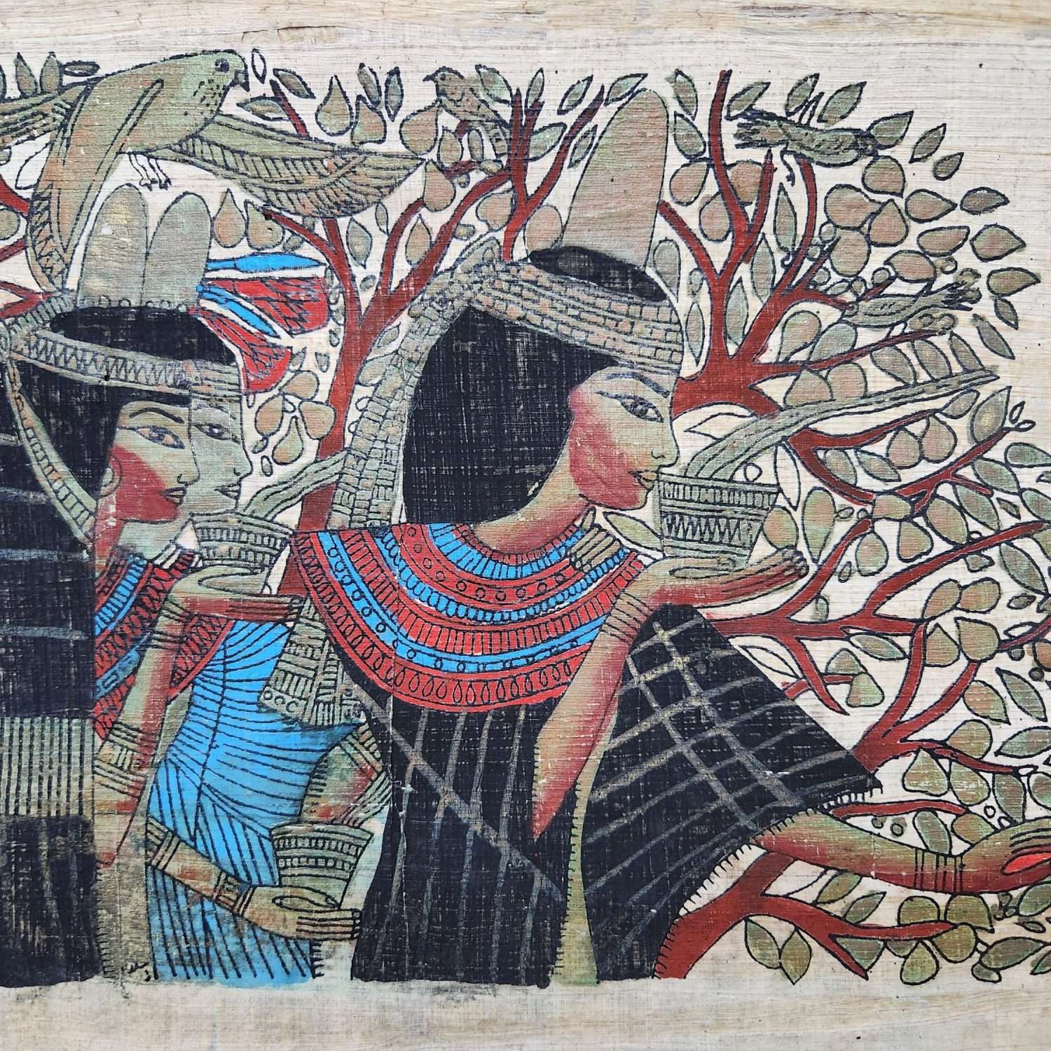 20x30 Mısır Papirus El Boyama
