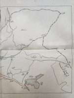 31x45cm Osmanlıca Karadeniz Haritası Tiflis Batum Ardahan Van - Görsel 3