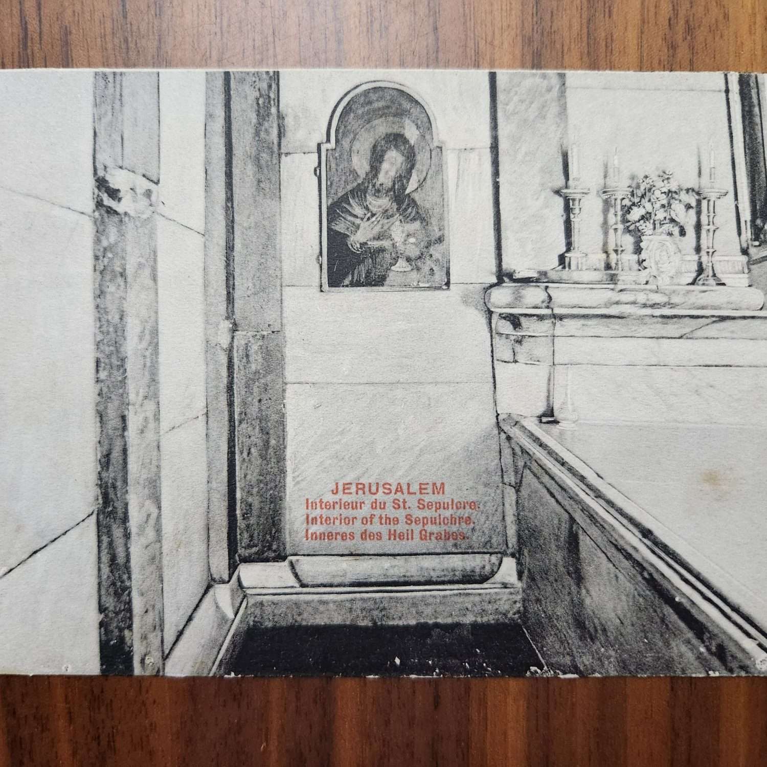 Kudüs Kabir Kilisesi Kartpostal Osmanlı pullu