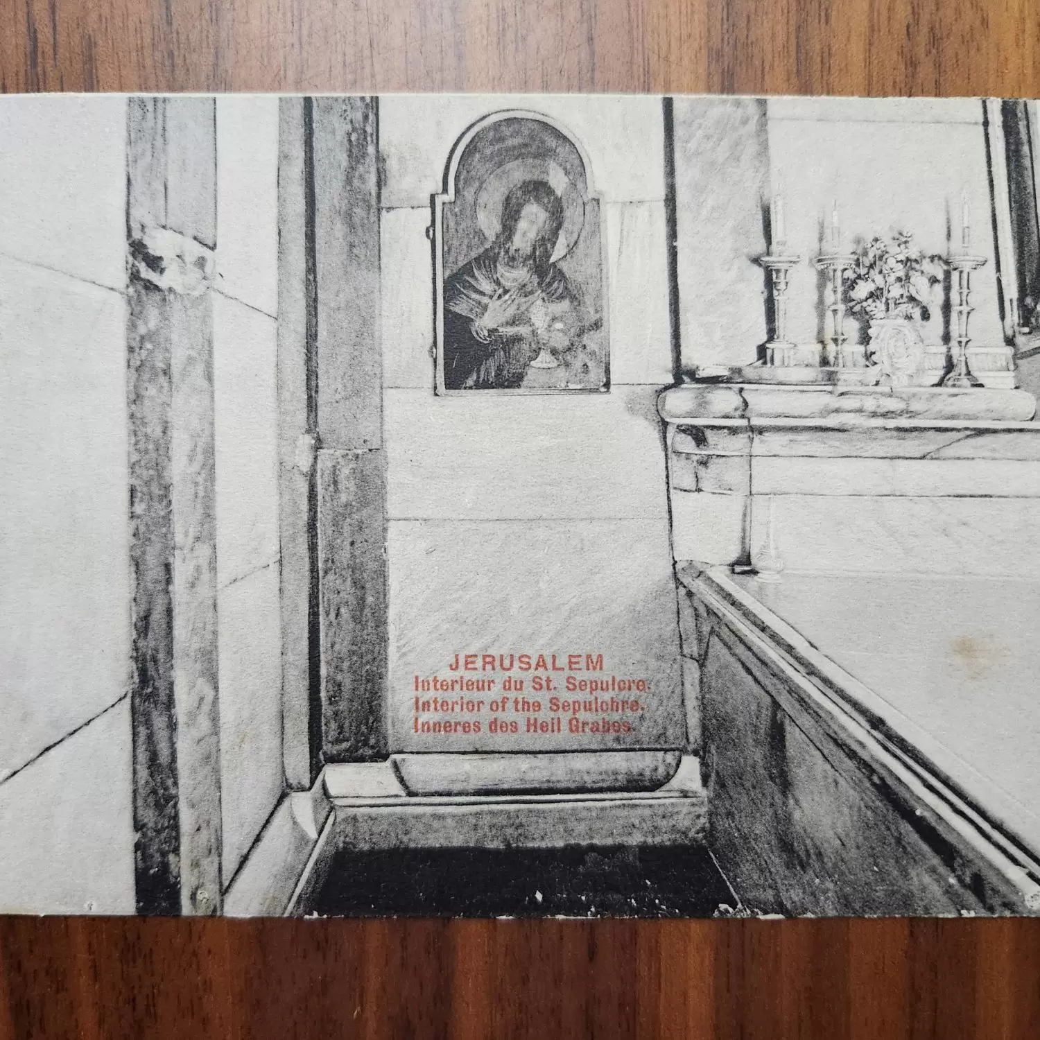 Kudüs Kabir Kilisesi Kartpostal Osmanlı pullu