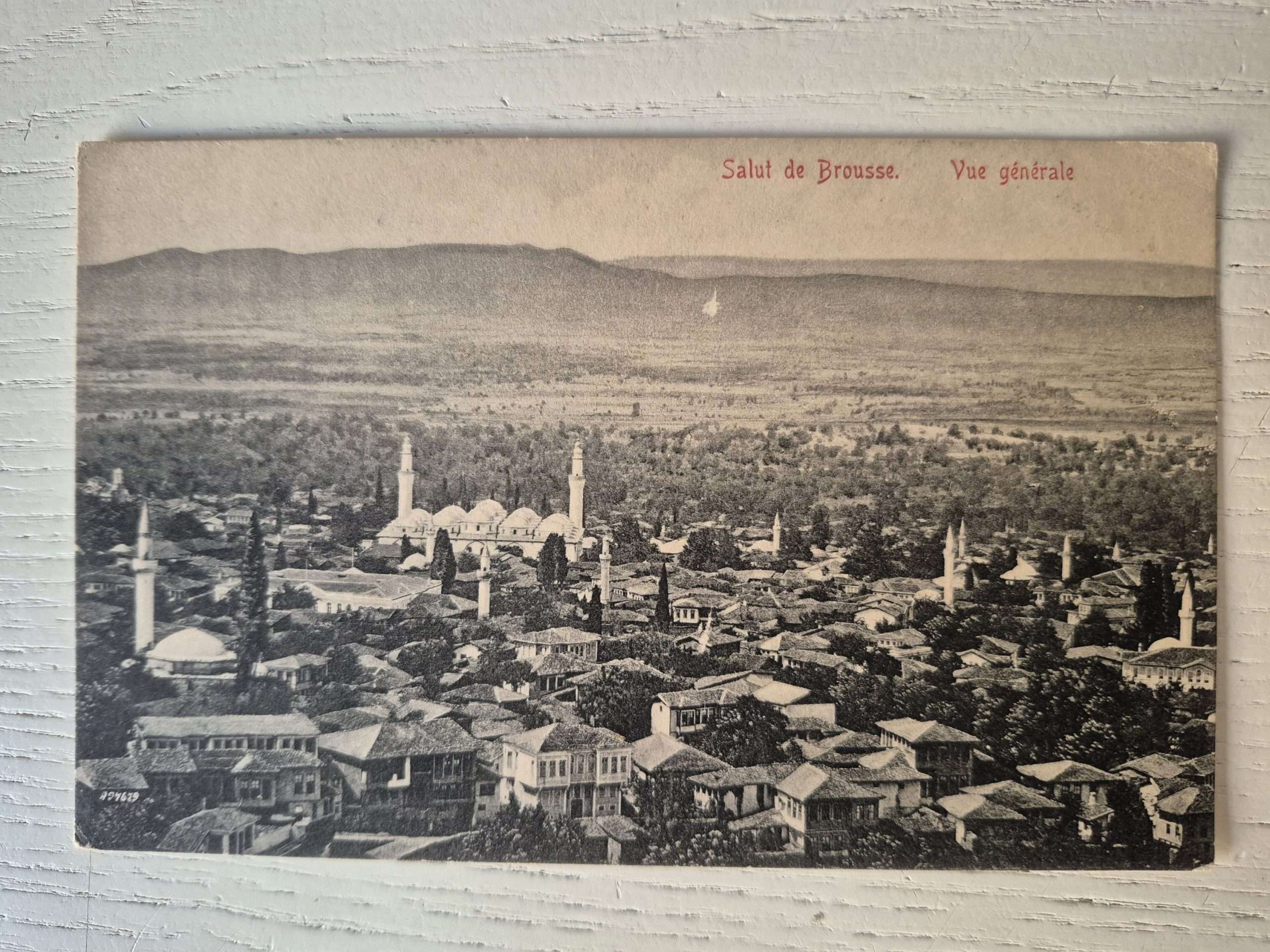 2025/05/1000009799-scaled.jpg Osmanlı Dönem Bursa Görünüm Kartpostalı Nadir - Görsel 1