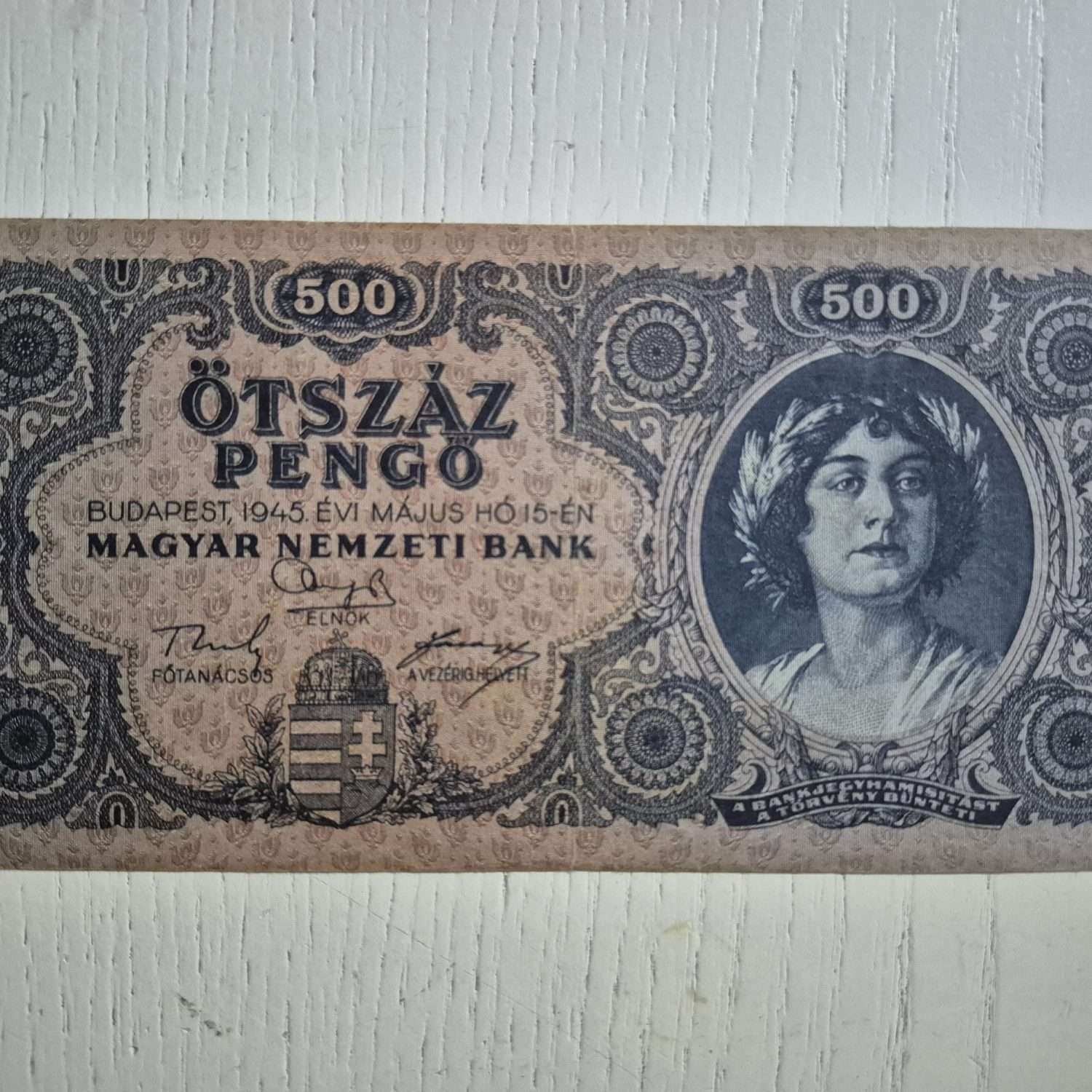 1945 Macar 500 Pengo Nadir Temiz