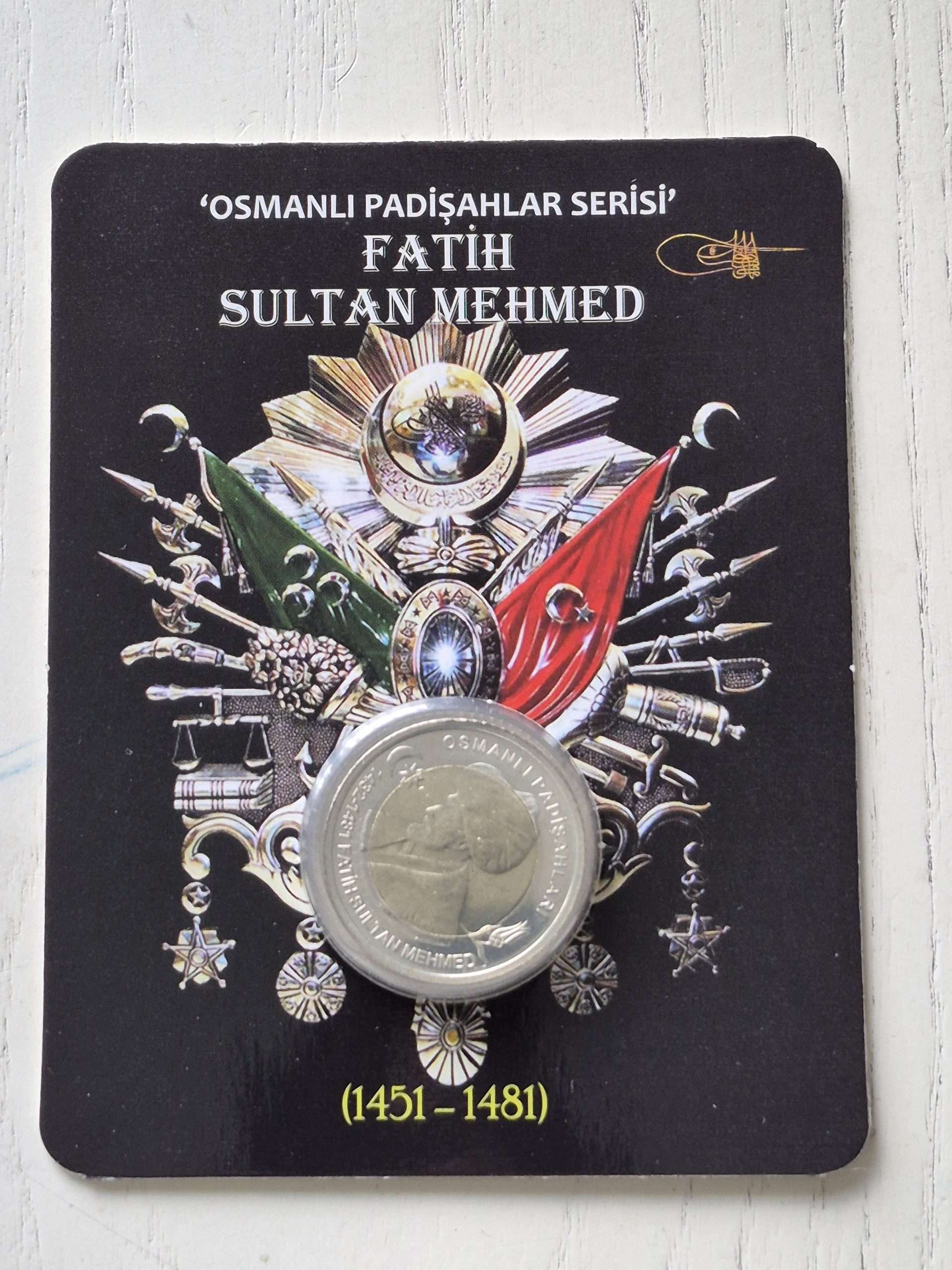 2025/08/1000027601-scaled.jpg Osmanlı Padişahları Serisi Fatih Sultan Mehmet Hatıra - Görsel 1