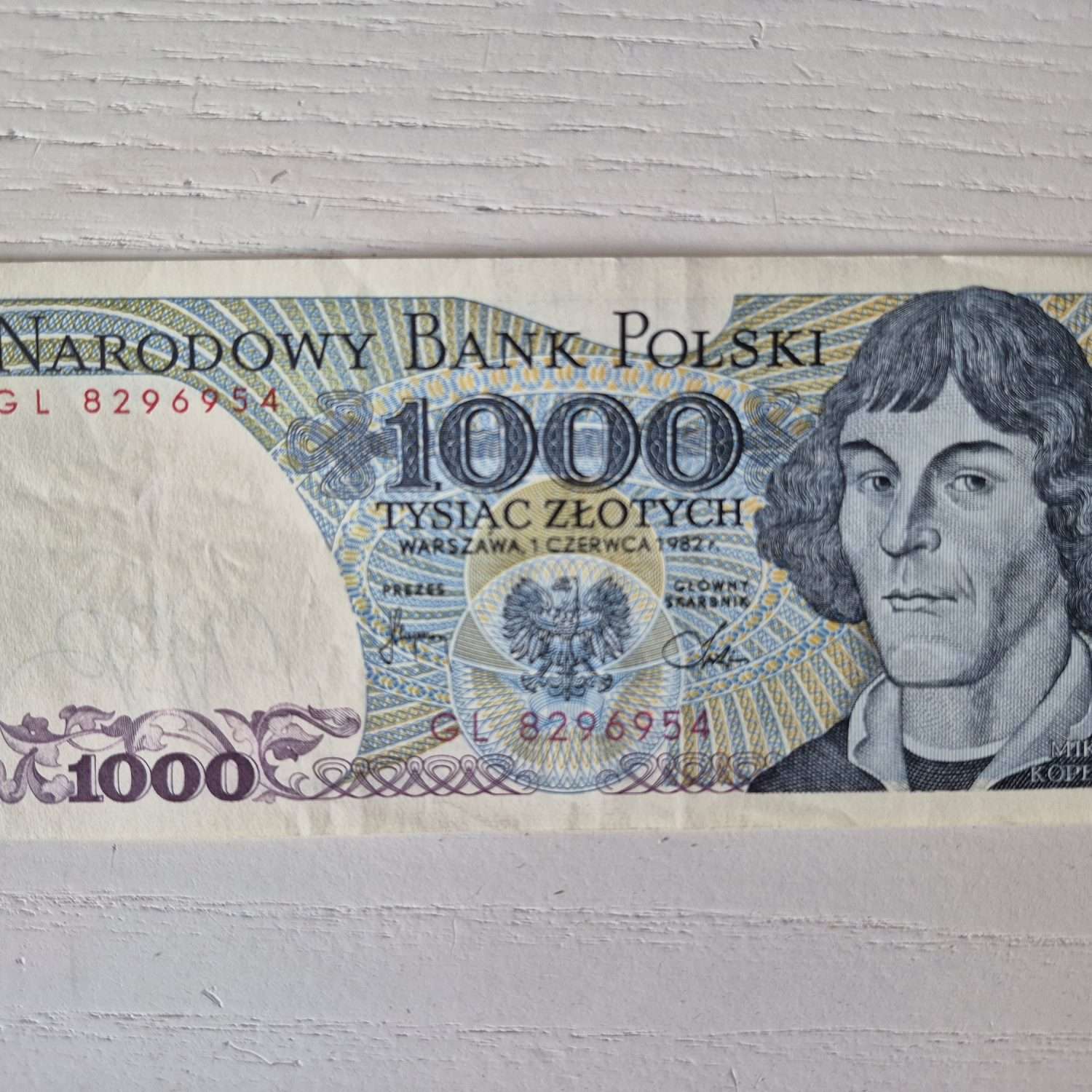 1982 Tarihli Polonya 1000 Zloti