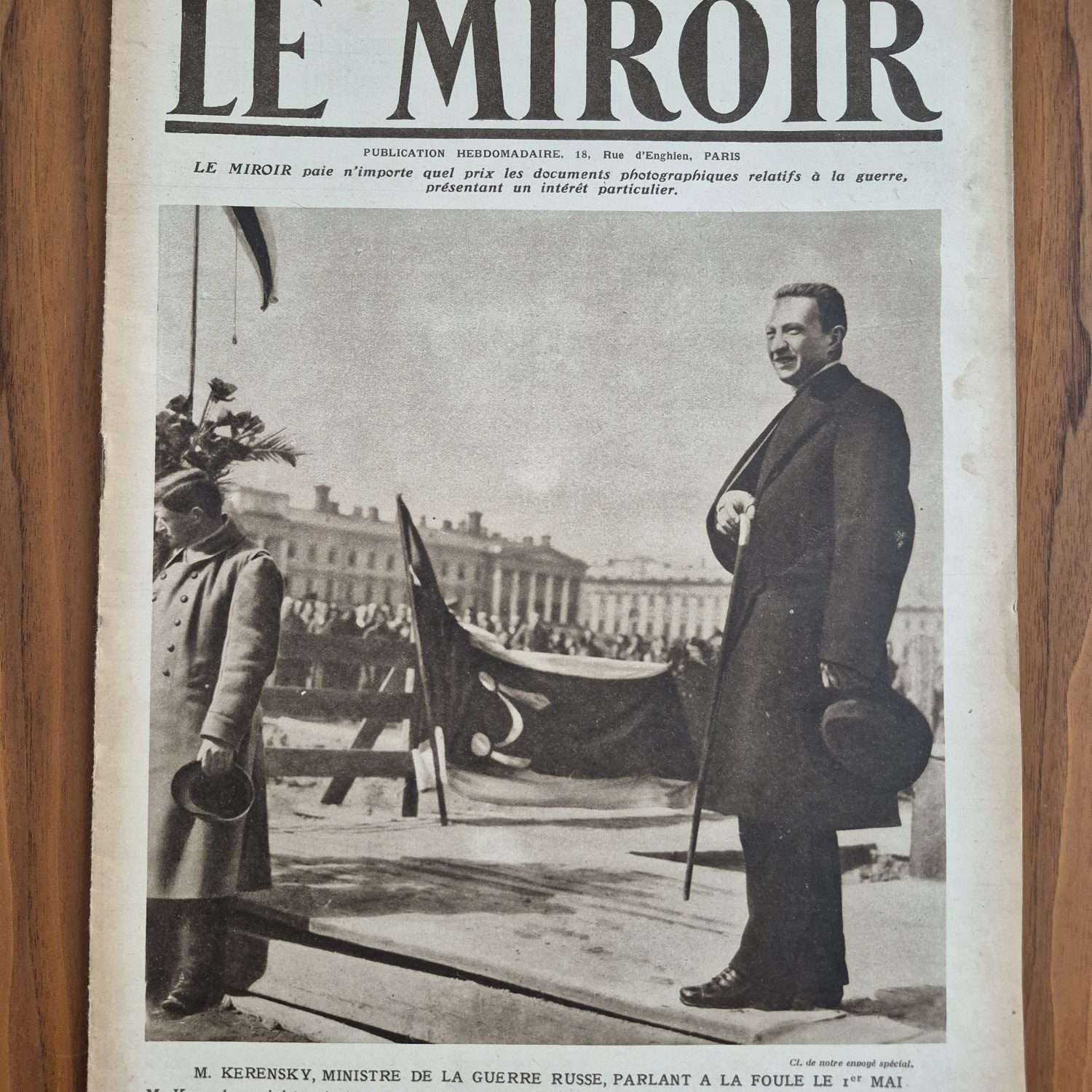 Le Miroir 1917 Tarih Dergisi
