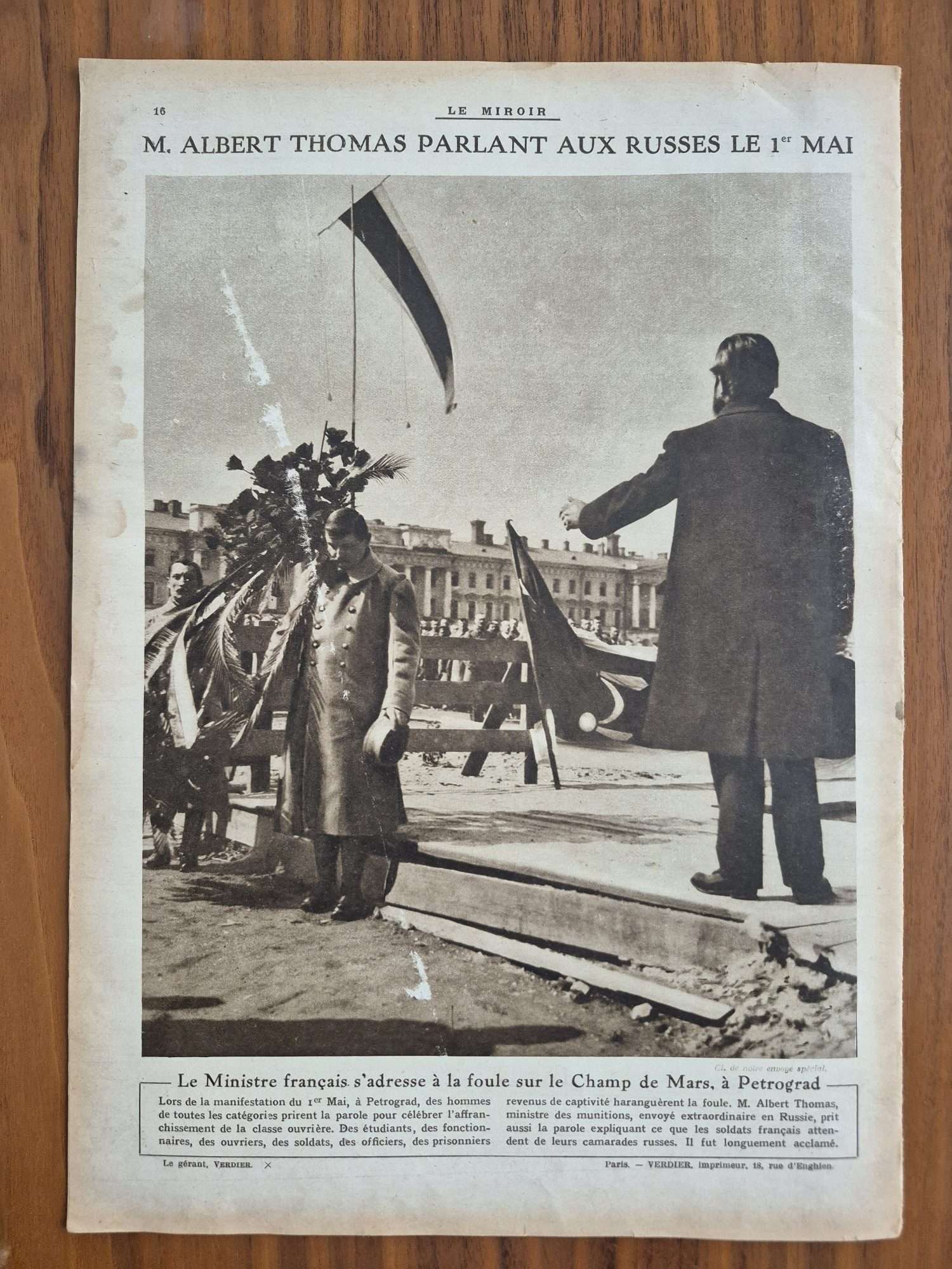 Le Miroir 1917 Tarih Dergisi - Görsel 4