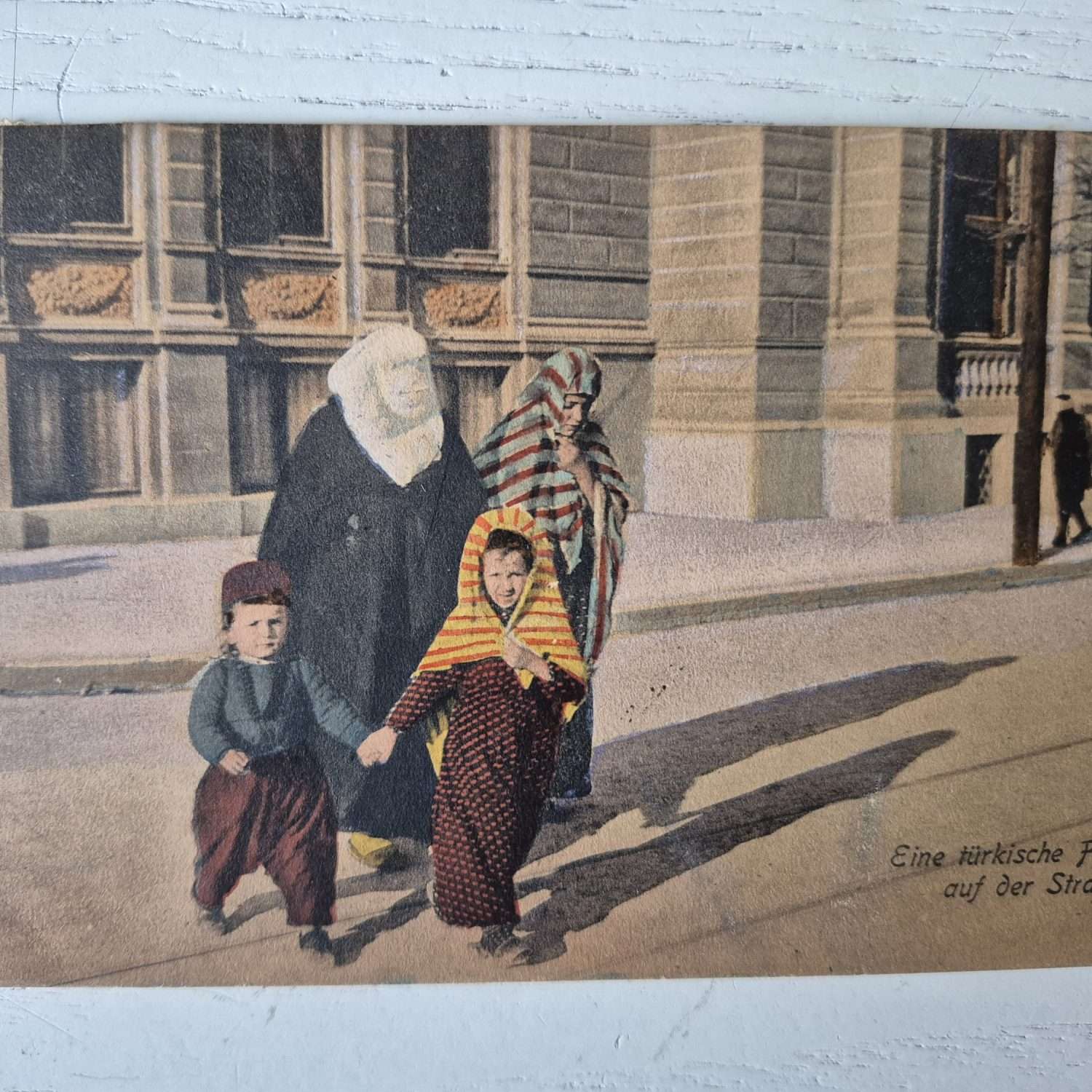1899 Tarihli Borsa Hersek Türk Ailesi Kartpostal Sarayevo
