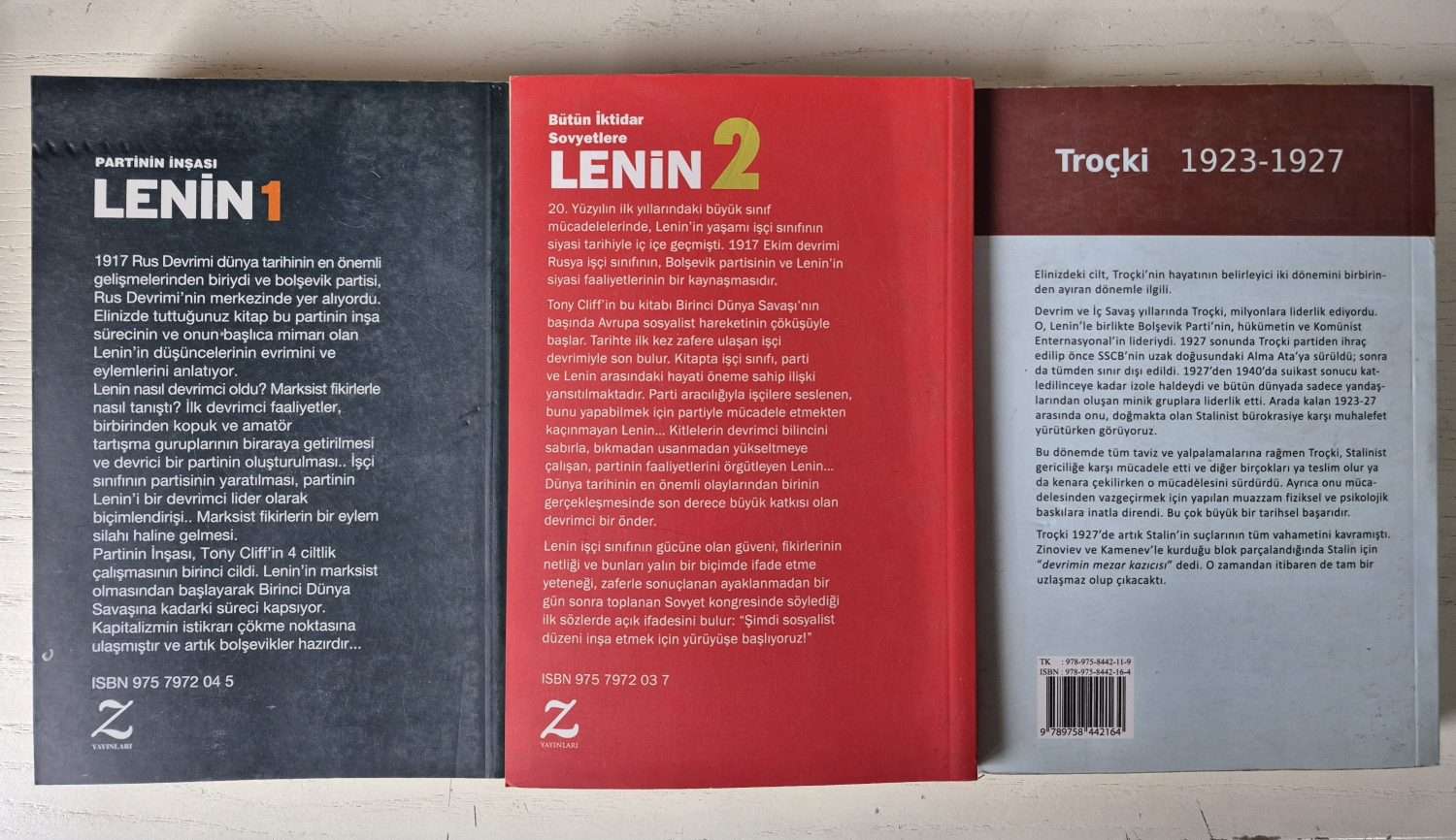 Lenin Troçki 3 Kitap Nadir Temiz Kitaplar - Görsel 2