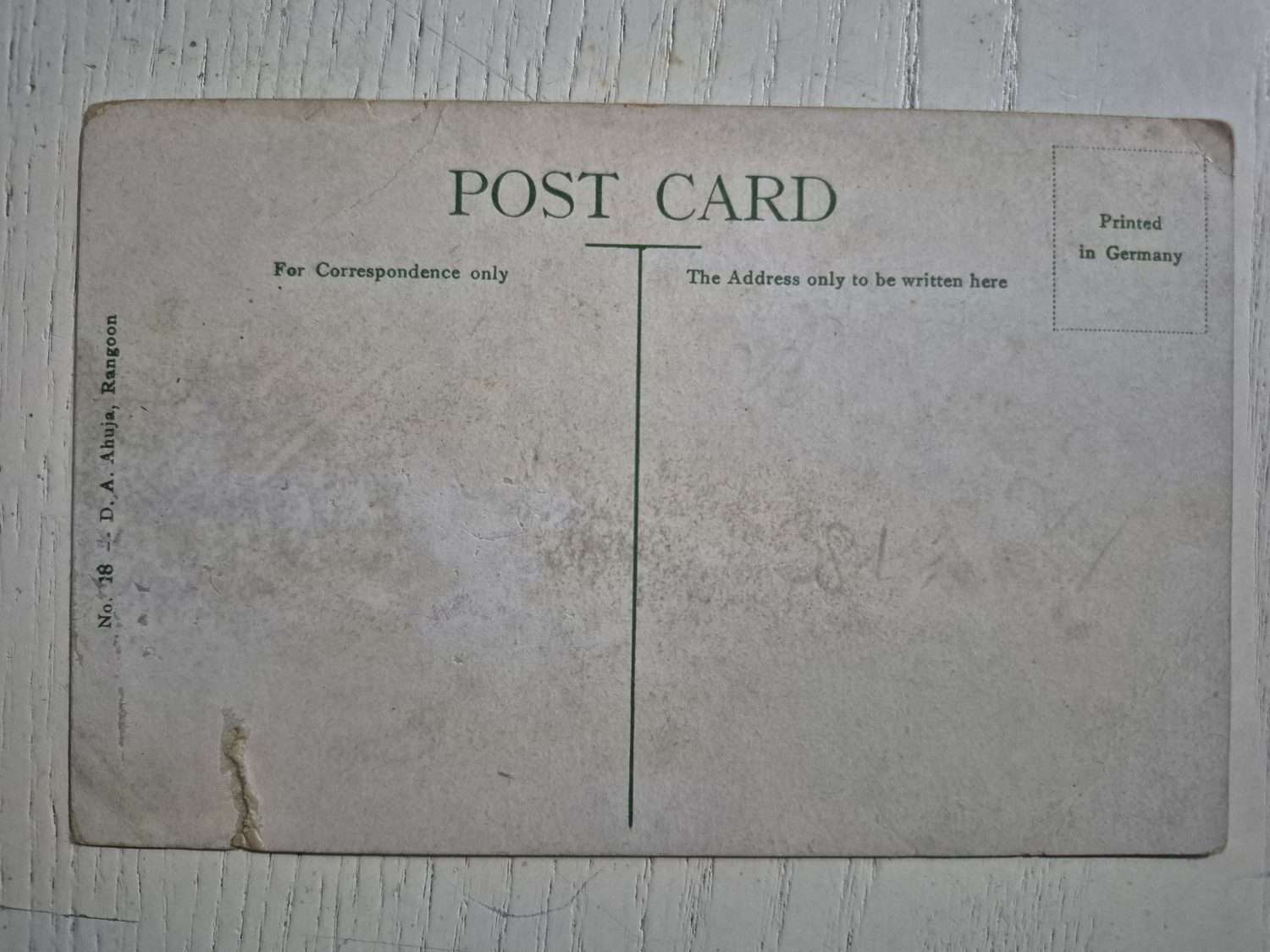 Burmalı Kadın Kartpostal Osmanlıca - Görsel 2