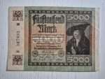 1922 Alman 5000 Mark Banknot Temiz