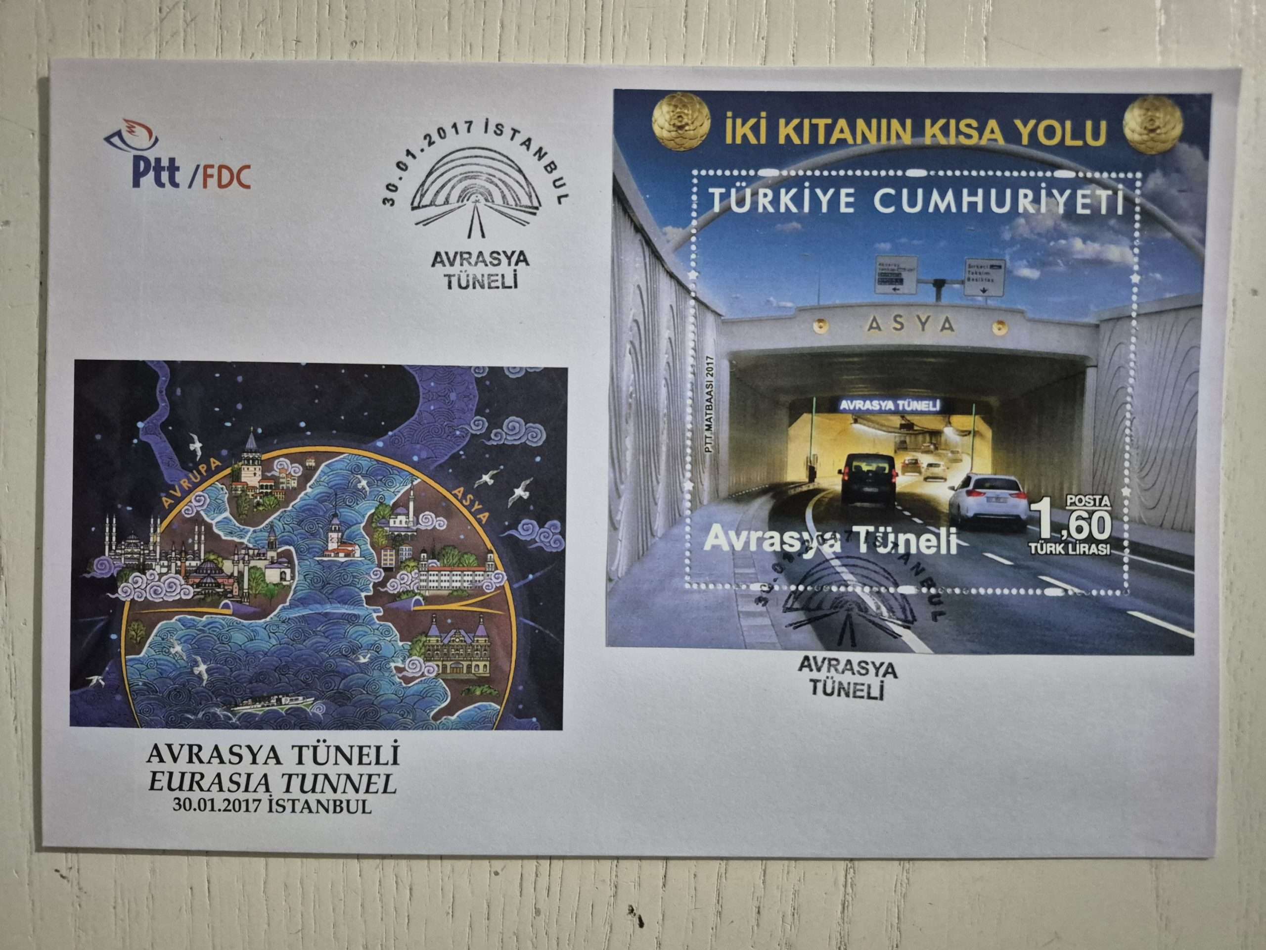 2026/01/1000077360-scaled.jpg Avrasya Tüneli İlk Gün Zarfı 30 Ocak 2017 - Görsel 1