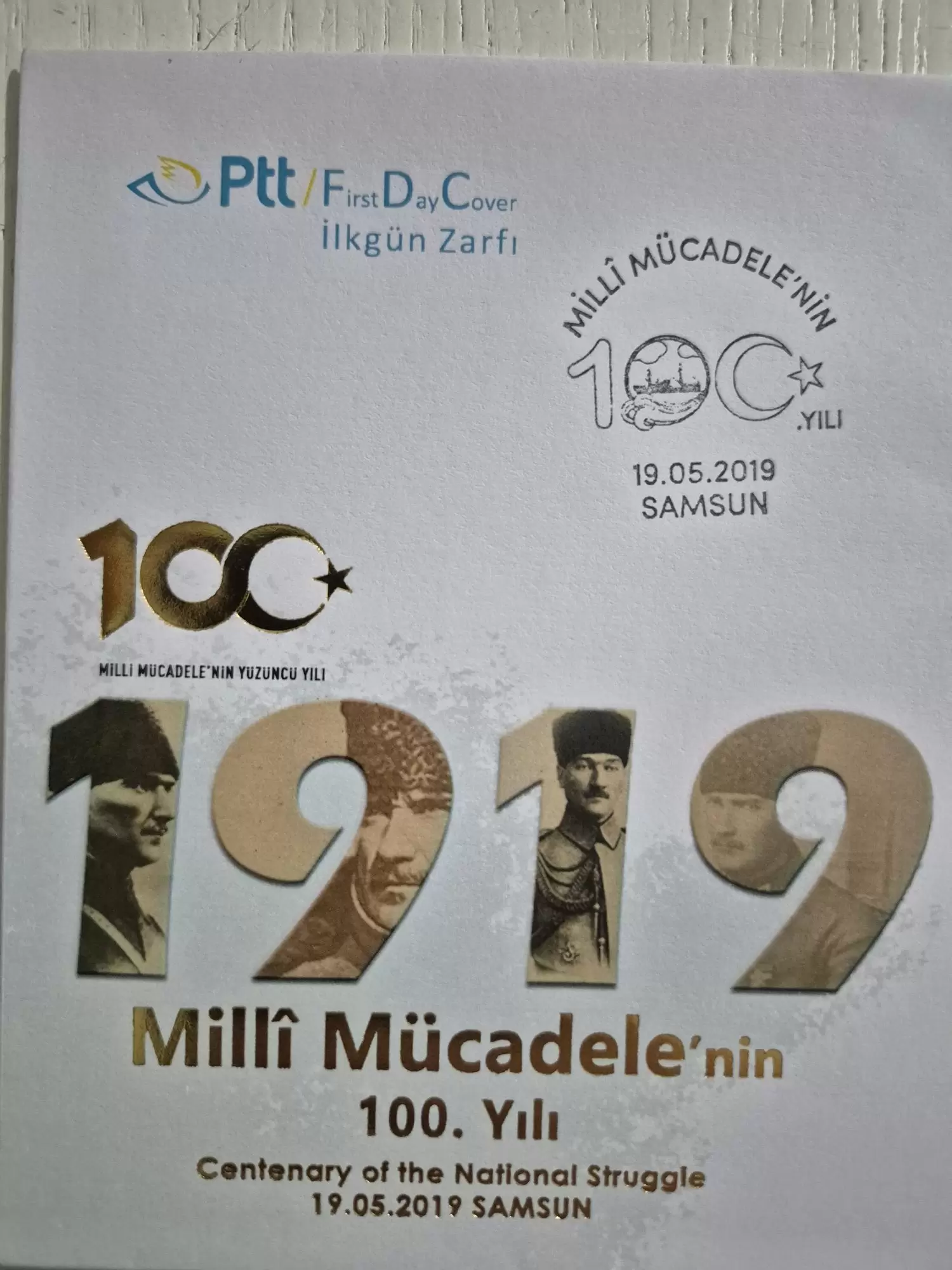 Milli Mücadelenin 100.Yılı Samsun İlk Gün Zarfı - Görsel 2