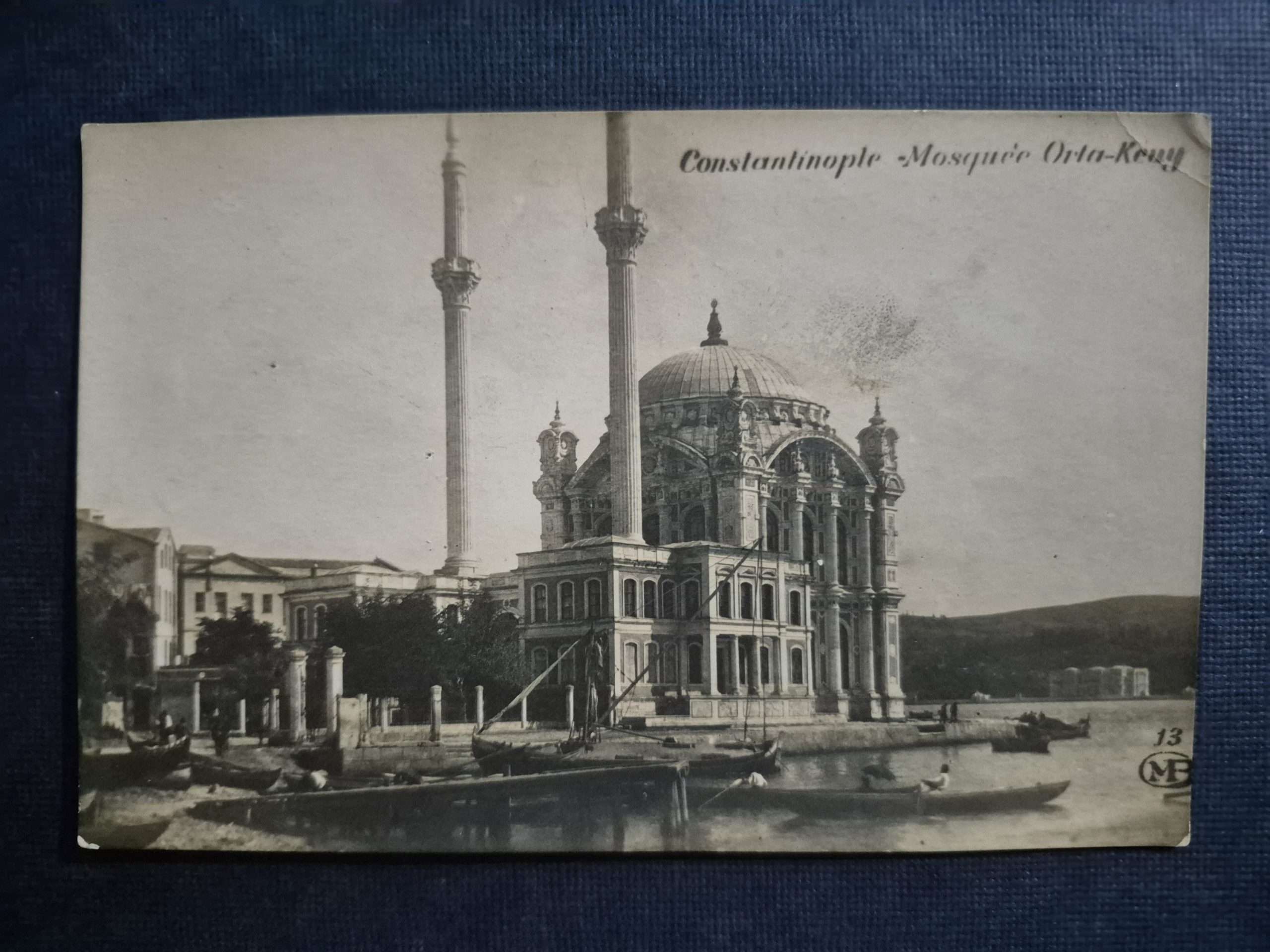 2026/01/1000081171-scaled.jpg Osmanlı Dönem Ortaköy Camii Kartpostal - Görsel 1