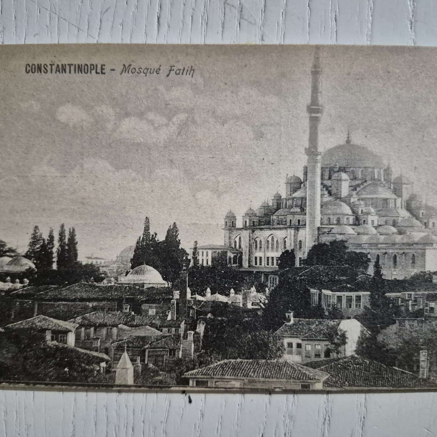 Osmanlı Dönem Fatih Camii Kartpostal