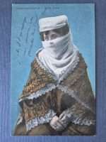 Antika Osmanlı Hanımefendi Kartpostalı 1923 Tarihli