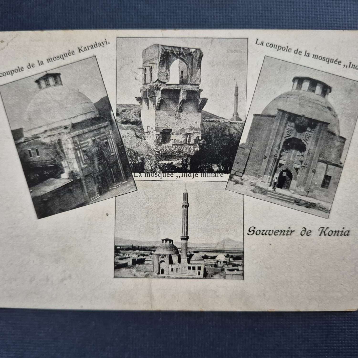 Osmanlı Dönem Konya Hatırası Kartpostal