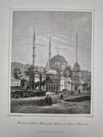 2 Adet Osmanlı Baskı Gravür Resim 23x33cm - Görsel 2