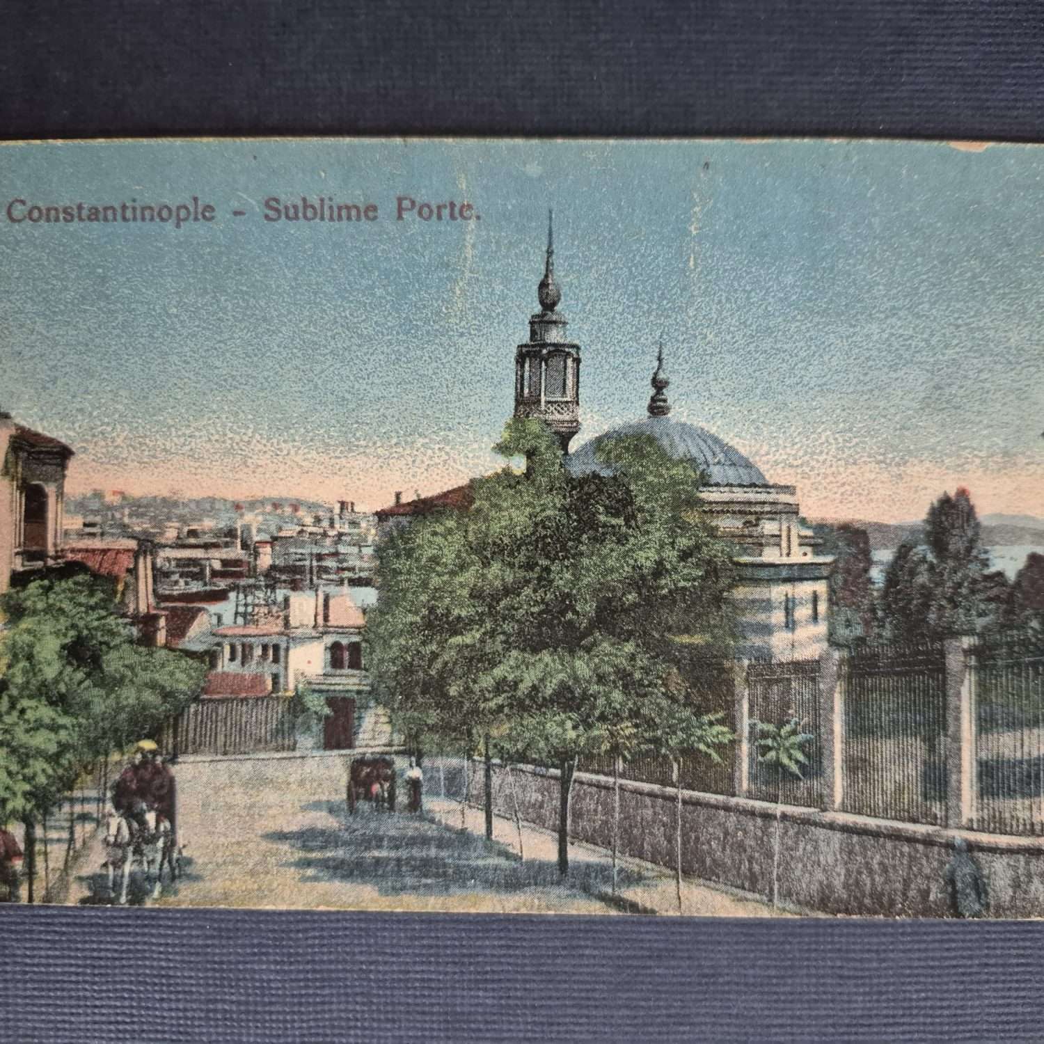 Osmanlı Dönem Babı Ali ve çevresi Kartpostal