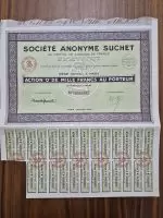 1930 Tarihli Nadir Fransız Hisse Senedi Efemera - Görsel 3