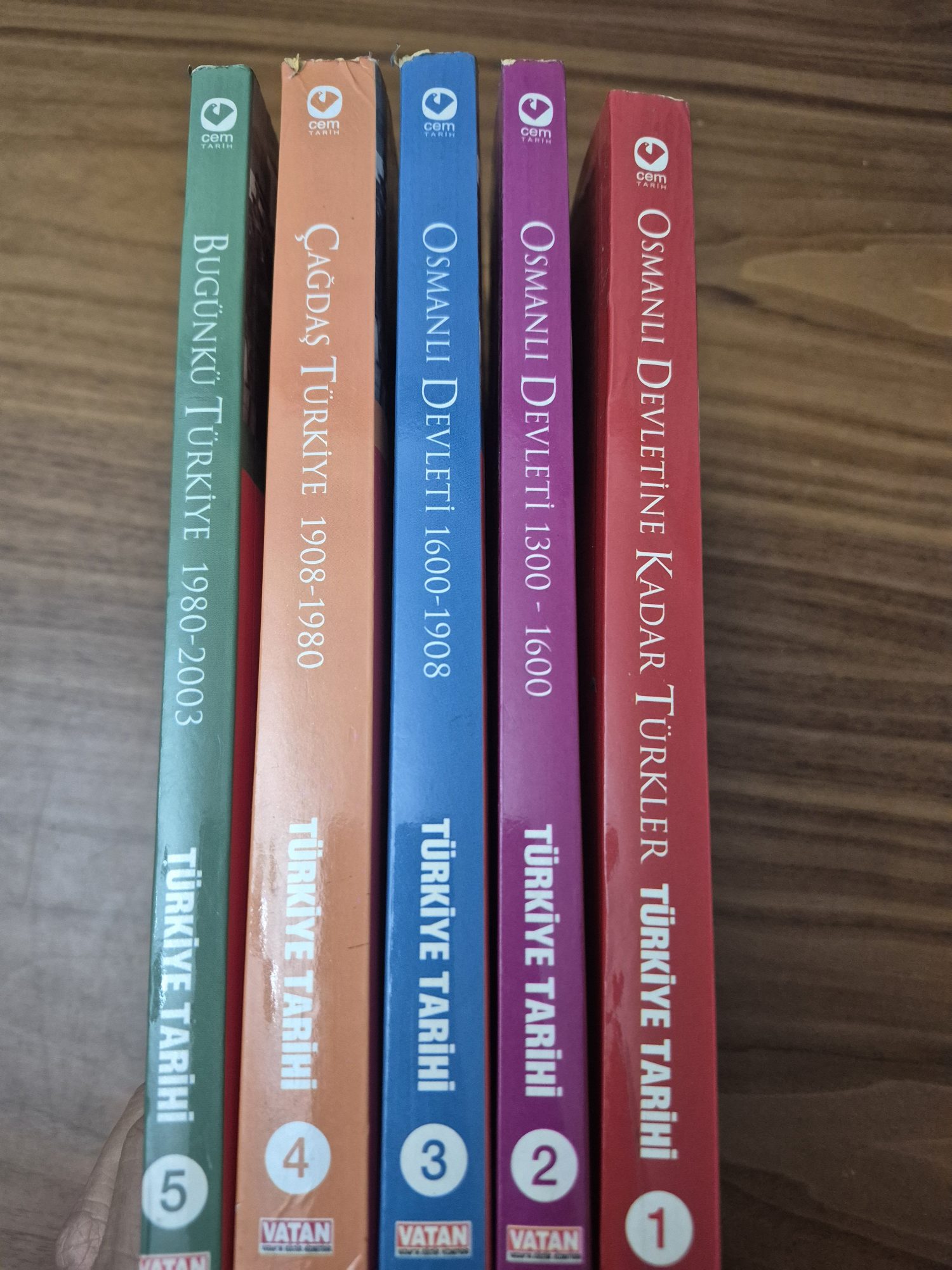 Türkiye Tarihi Kitap Seti 5 Adet 1400 sayfa - Görsel 4